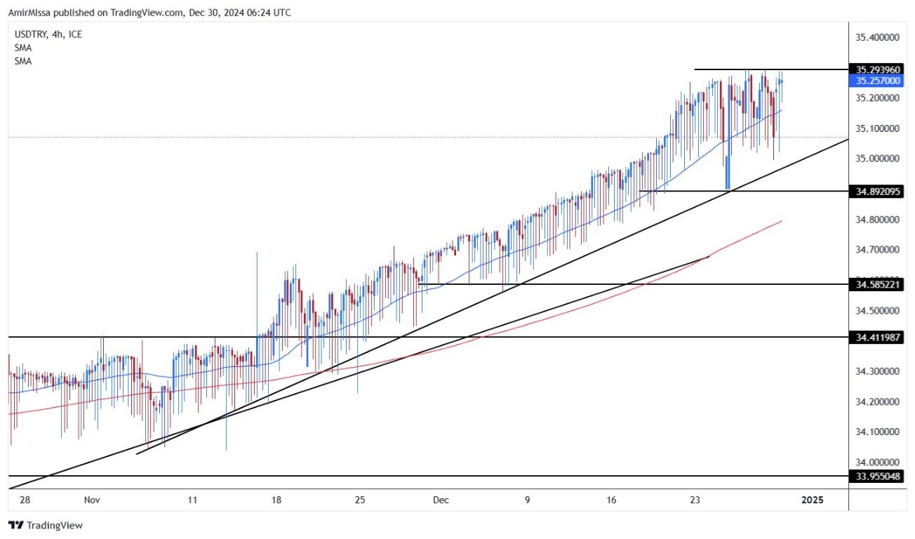 【XM Forex】--USD/TRY Forecast: USD/TRY Nears 18% Annual Decline(图1)