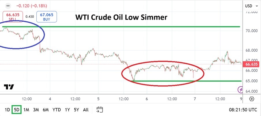 【XM Forex】--WTI Crude Oil Weekly Forecast: Lows Simmer as Speculators Bet on Price Range(图1)